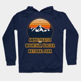 Amphitheater Mountain, Glacier National Park Hoodie